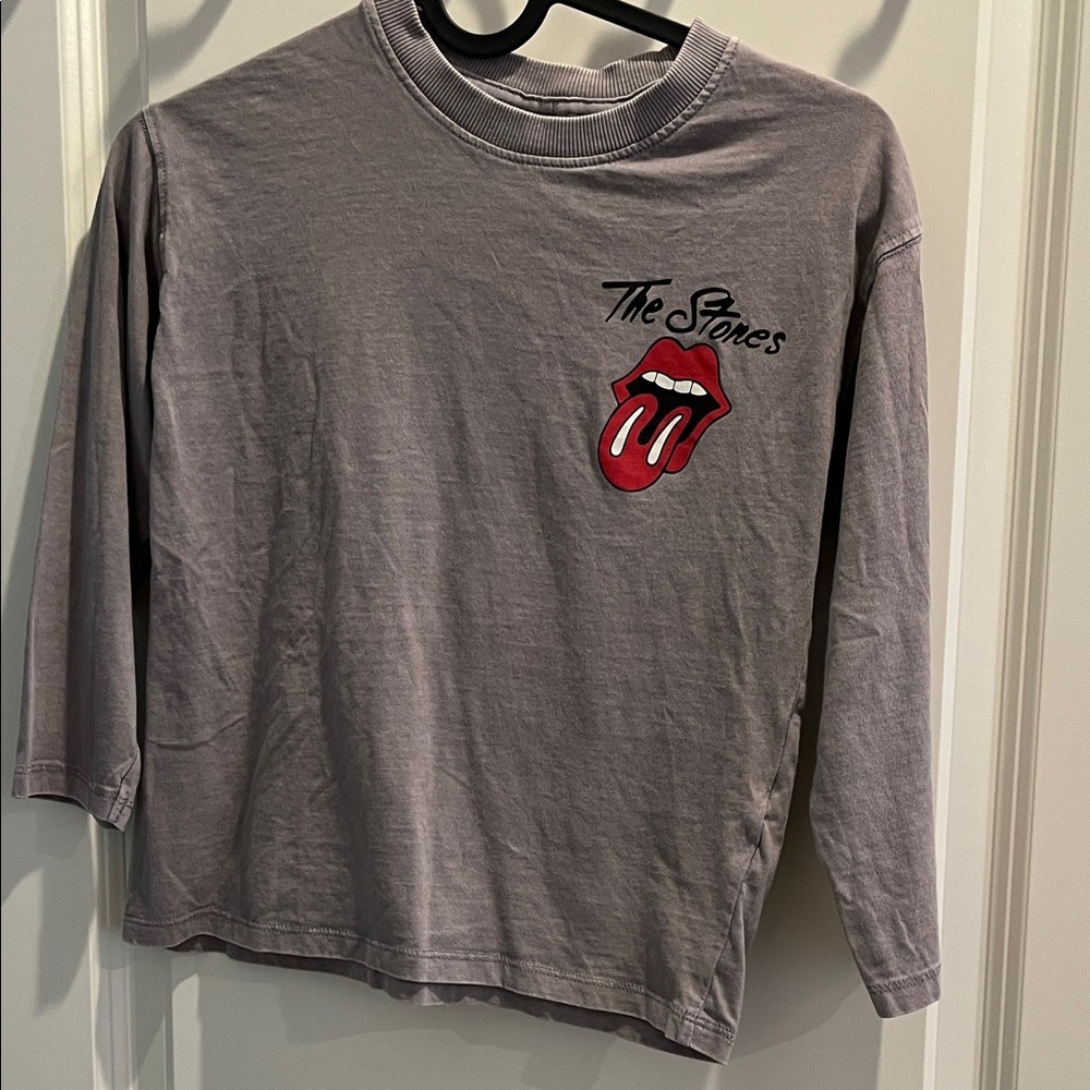 Zara kids Gray Long Sleeve Shirt with Graphic